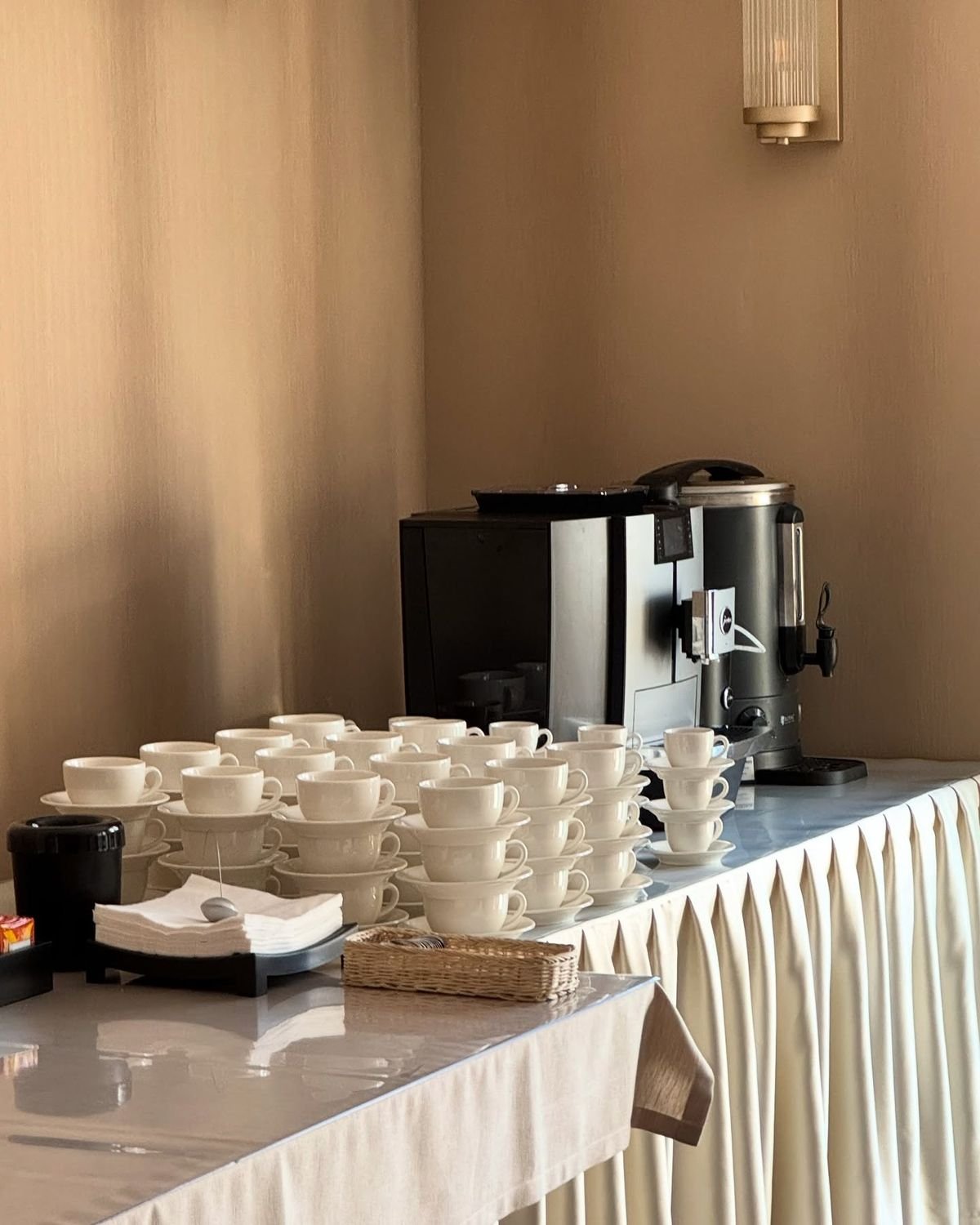 Energetic Intermission with Premium Coffee and Choice Snacks.