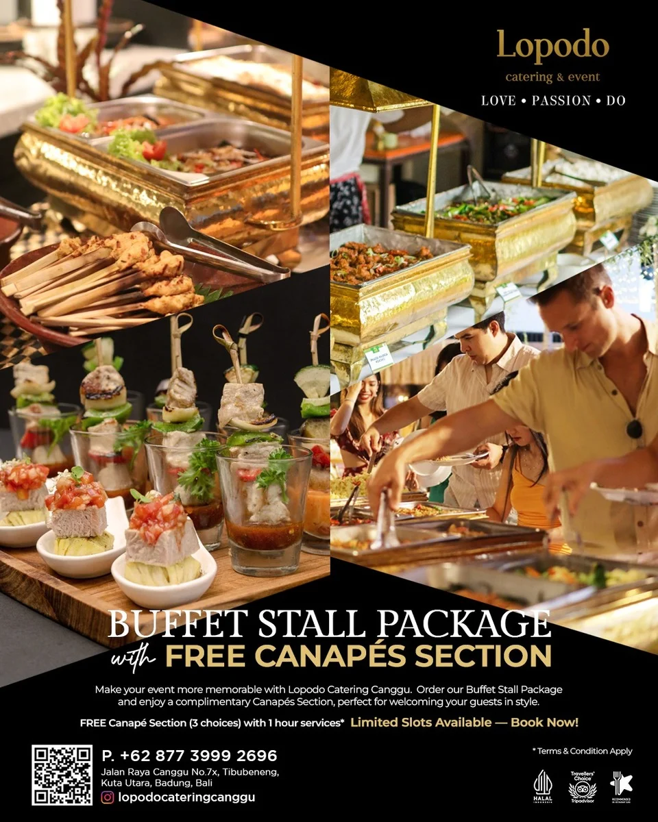Buffet Stall Packages with canape section 